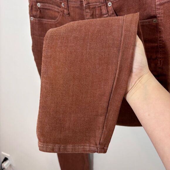 OAT HIGH-RISE SKINNY ANKLE Rust Size 27 - Picture 3 of 12